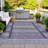 Machine Washable Indoor/Outdoor Meredith ACN2160 Striped Rug-835462265