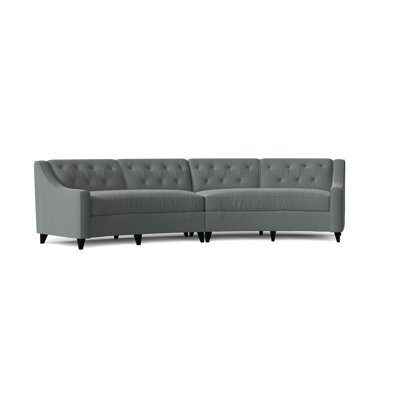 Charlotte Upholstered Curved Sectional Symmetrical