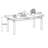 Household rock board solid wood dining table-1725615456