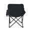 2 chaises de camping d'extérieur pliables / portatives, sac de transport, noir