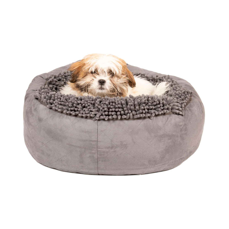 Polyester Pet Bed, Cool Gray