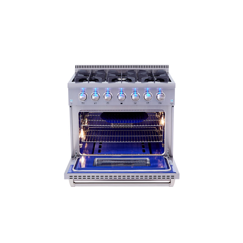 36" Slide-in Dual Fuel Range