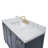 Freitas 55'' Solid Wood Single Bathroom Vanity in Midnight Blue with 1.5'' Carrara Marble Top, Center, Rectangle Sink-1998122964-1964459495