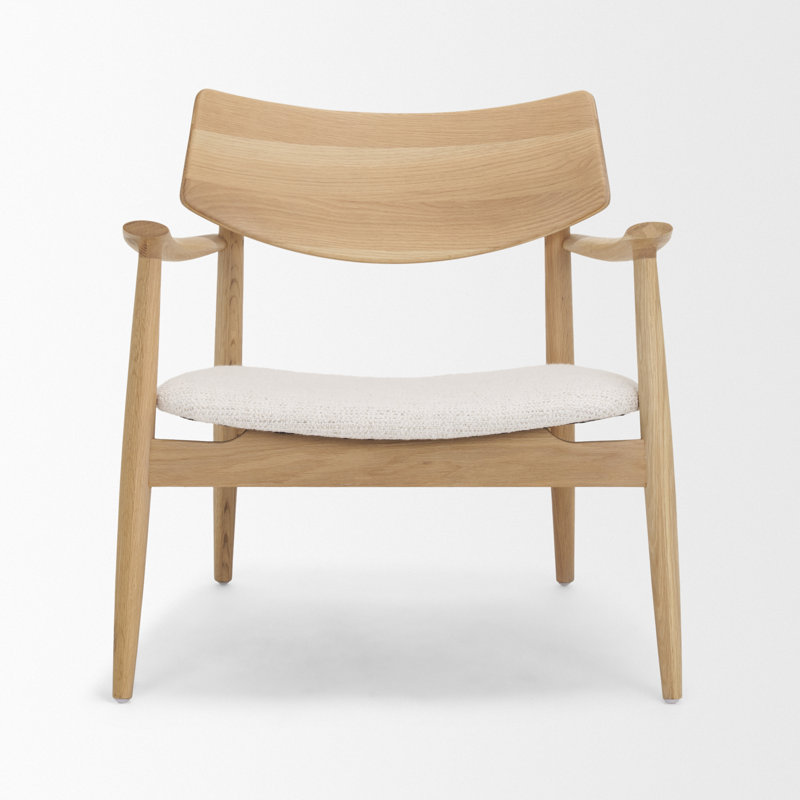 Fauteuil d'appoint Pratha, Naturel