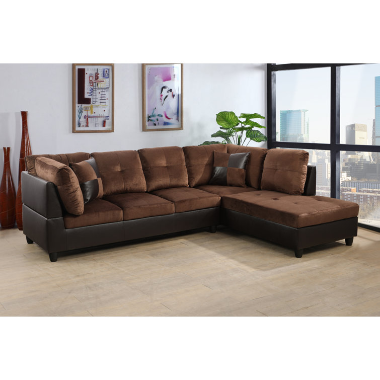 Ebern Designs Darneisha 2 - Piece Upholstered Sectional - Wayfair Canada