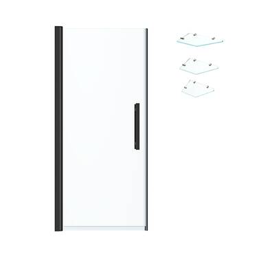 DreamLine Unidoor Plus 29-37 W x 72 H Hinged Shower Door With