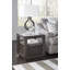 Glass Top End Table