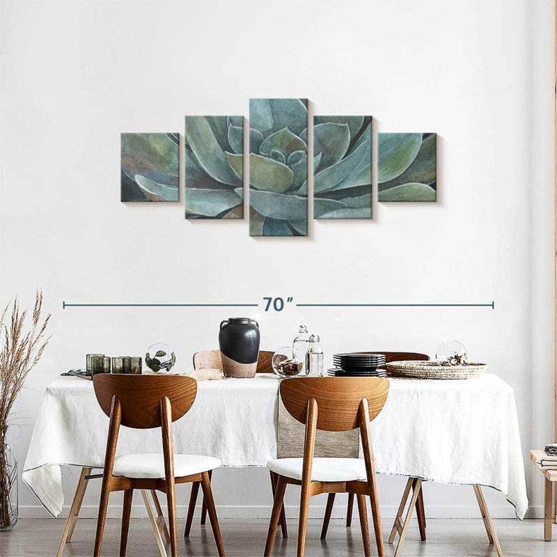 Harnek Rustic Succulent, 24" H x 55" W