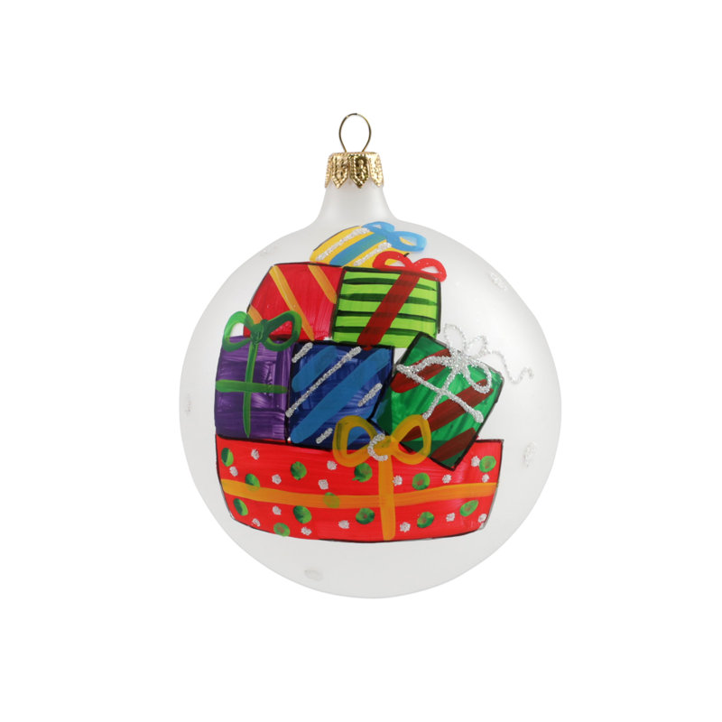 ORNAMENTS 4'' Glass Ball Ornament