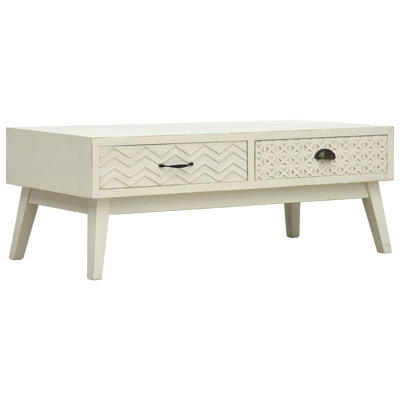 Belfort Four Leg Coffee Table with Storage