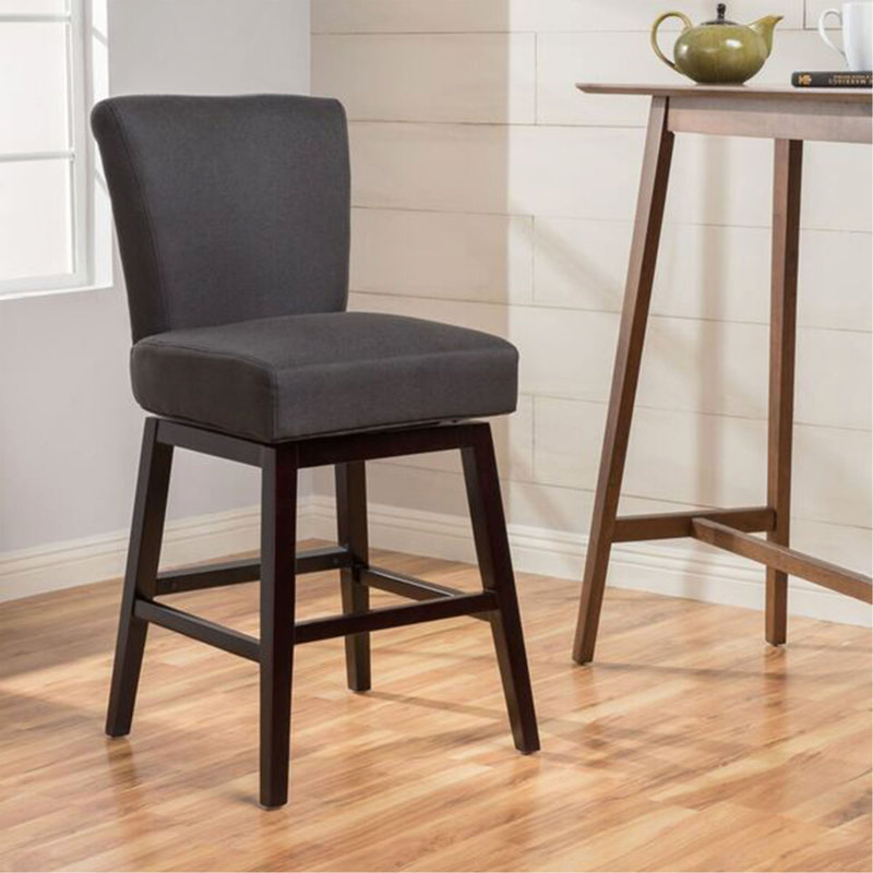 Comfortable Swivel Counter Stool With Sturdy Build And Sophisticated Design