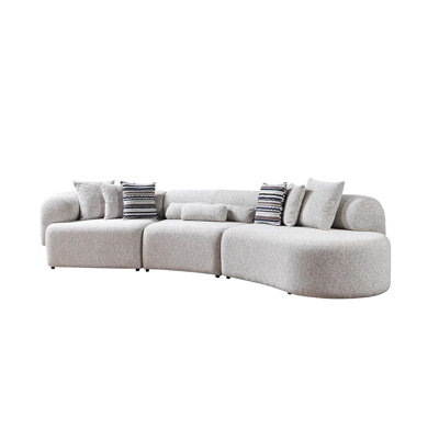 Leathie 3 - Piece Upholstered Sectional -  Orren Ellis, 798EED9CA9894DE796917DC9DDDF25BA