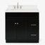 Meuble-lavabo sur pied simple 36 po avec plateau en quartz Abell-94003799