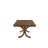 Gray Oak Finish Dining Table (With Leaf)