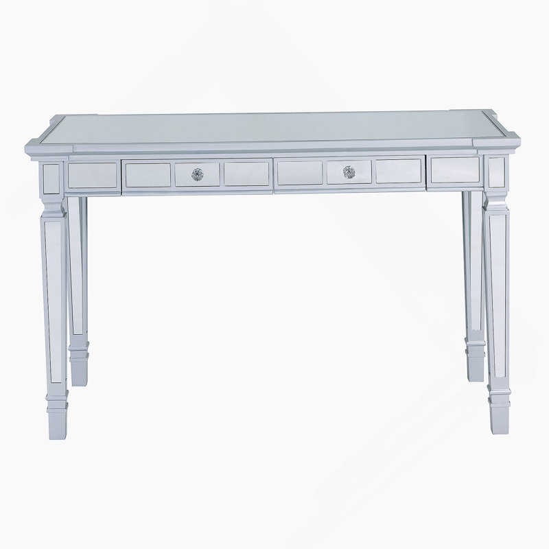 Bureau d'écriture en miroir avec tiroirs