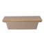 Plat de cuisson en grès de 2,75 pintes de 13,5 po x 8,5 po avec couvercle en bois d'acacia Gibson Elite-122305096