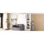 Lit simple blanc avec rangement et tablettes-2123223531