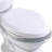 The Renovators Supply Inc. 0.8 GPF Elongated 16 Comfort Height Floor Mounted with Seat Included Toilet