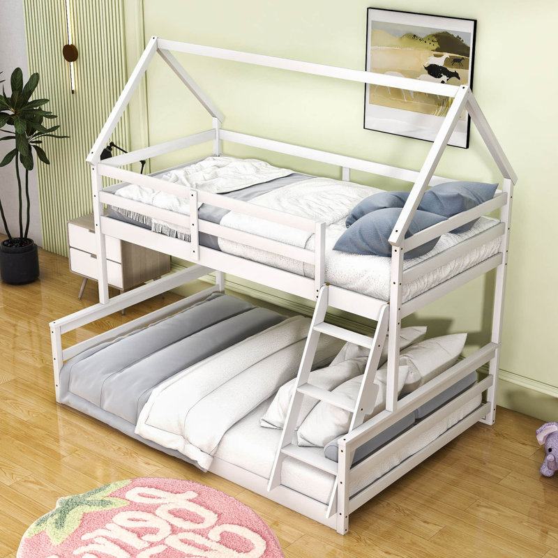 Brackenmore Kids Twin Over Full Bunk Bed, White