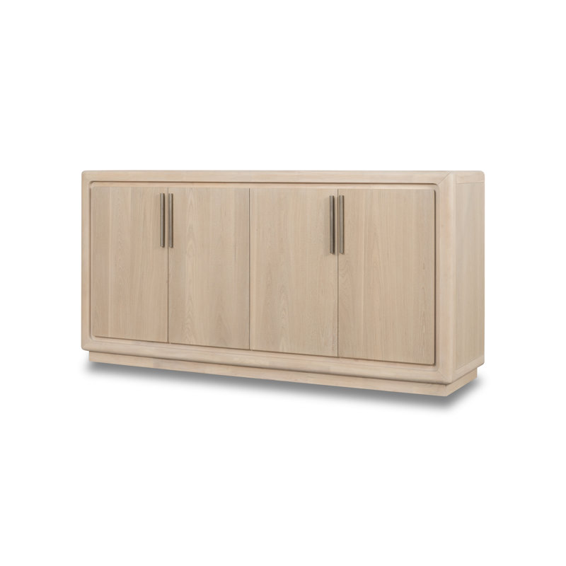 Buffet 4 portes en bois jonquille Attamore Timera