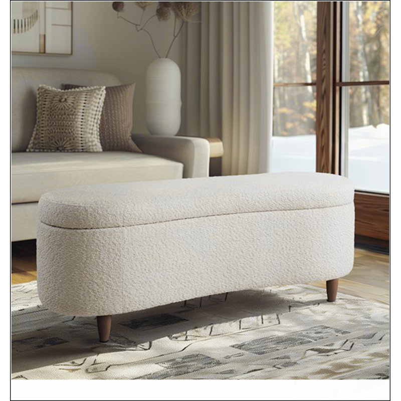 Banc de rangement rabattable Voir ci-dessous Banc simple, confortable, durable et multifonctionnel, Crème, crème