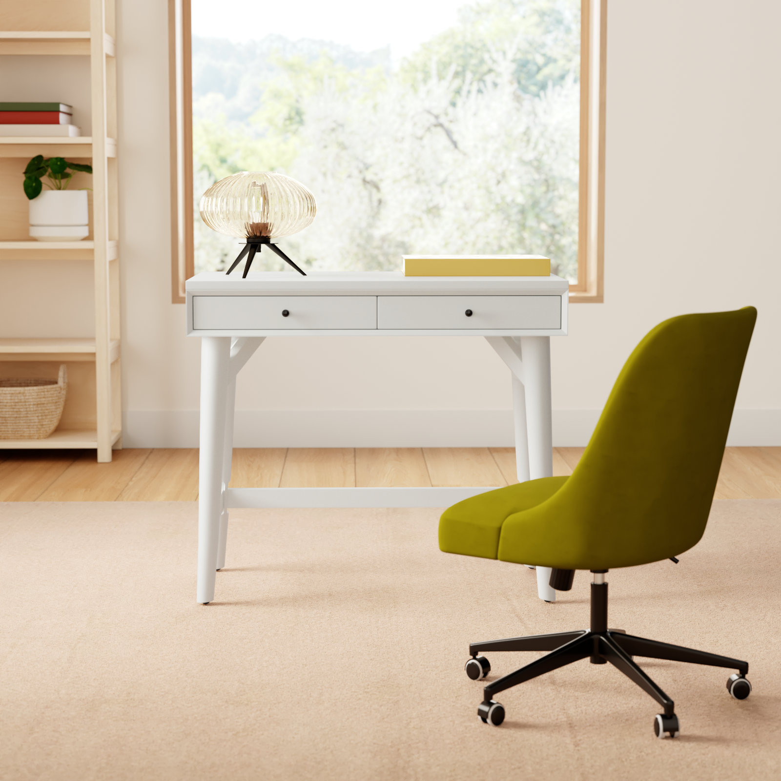 Williams 36" Writing Desk, White