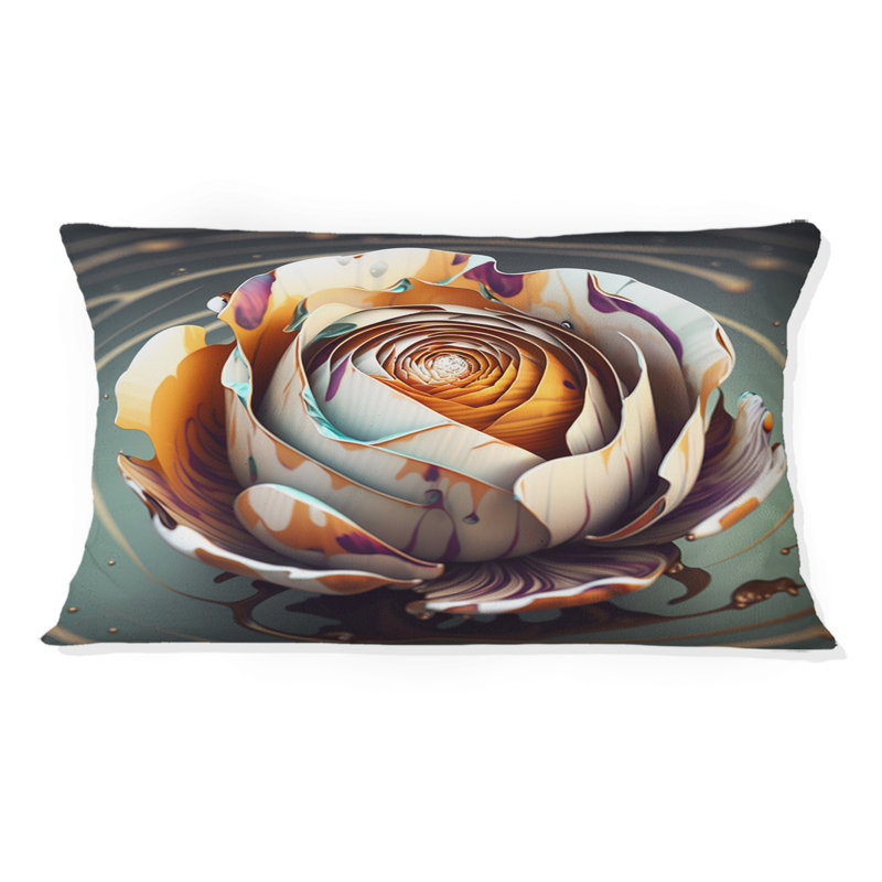 Coussin Rainbow Blooming Crocus Rose II