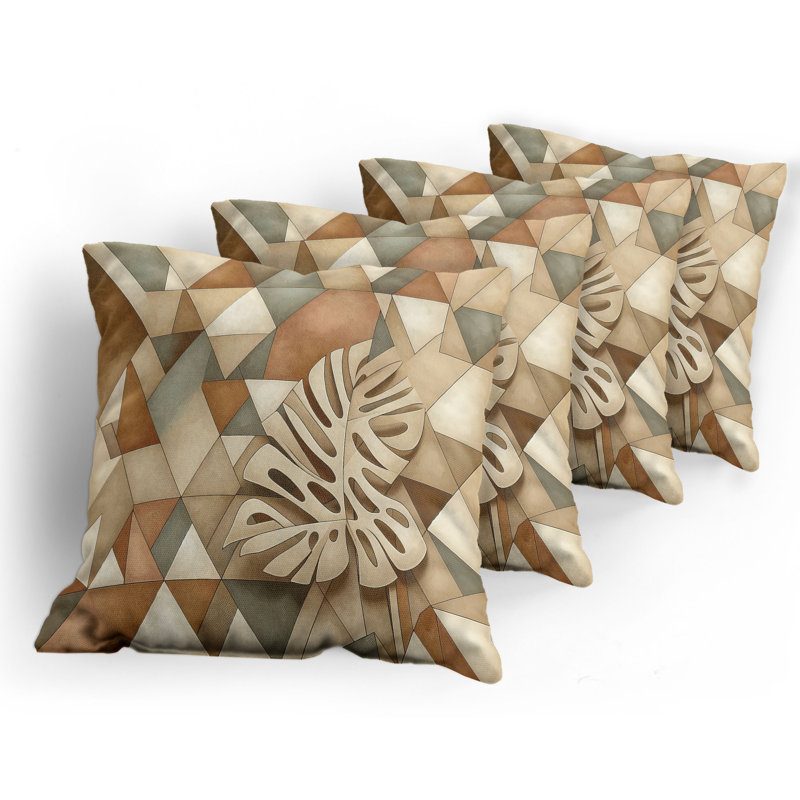 Fabric Reversible Throw Pillow, 20"H x 20"W