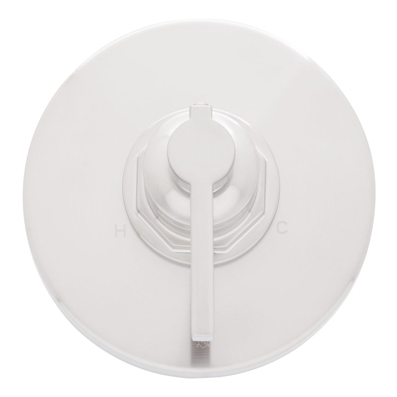 Signature Hardware Greyfield Shower Faucet, 0.5", Brushed Nickel