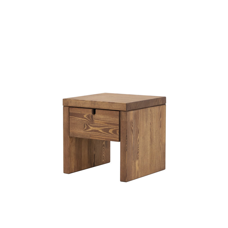 Derrek 40cm W Solid Wood Bedside Table