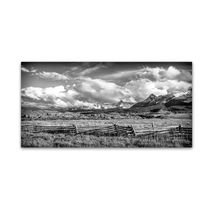 Leeth «Colorado Fields», reproduction de photo sur toile tendue, H 10 po x l 19 po x P 2 po