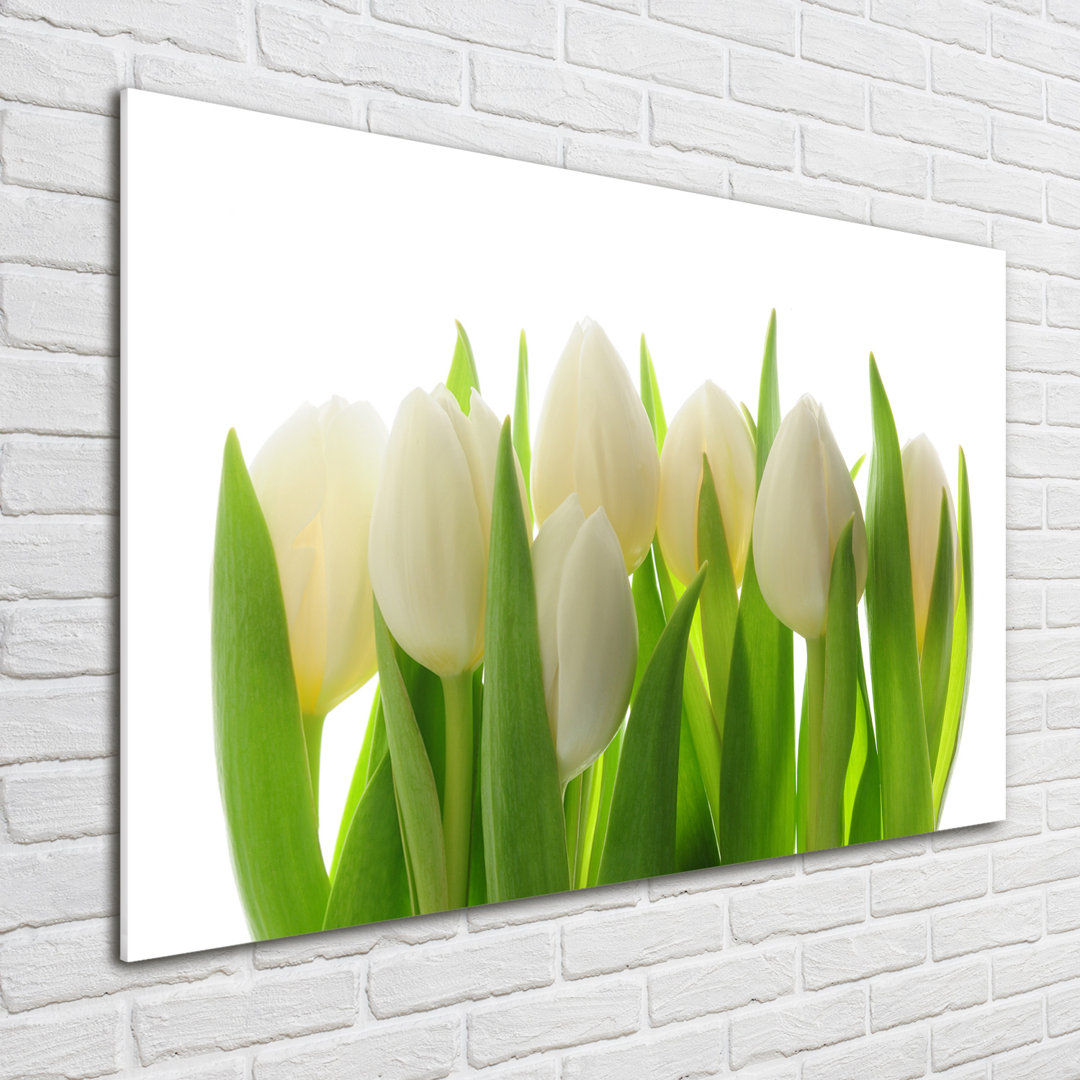 Glasbild Tulips