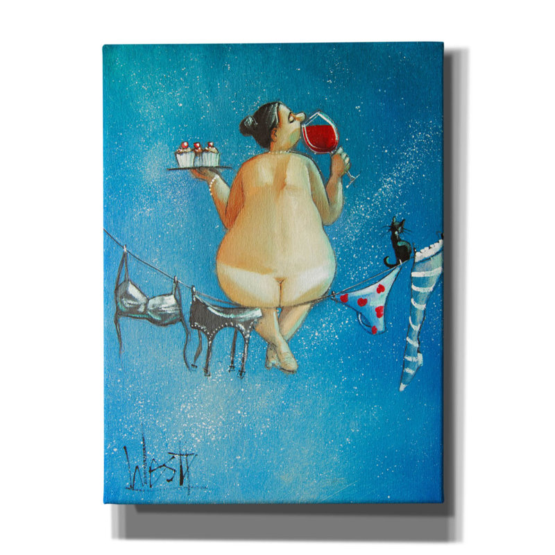 «Out Of This World» par Ronald West, art mural sur toile, H 54 po x l 40 po x P 1,5 po