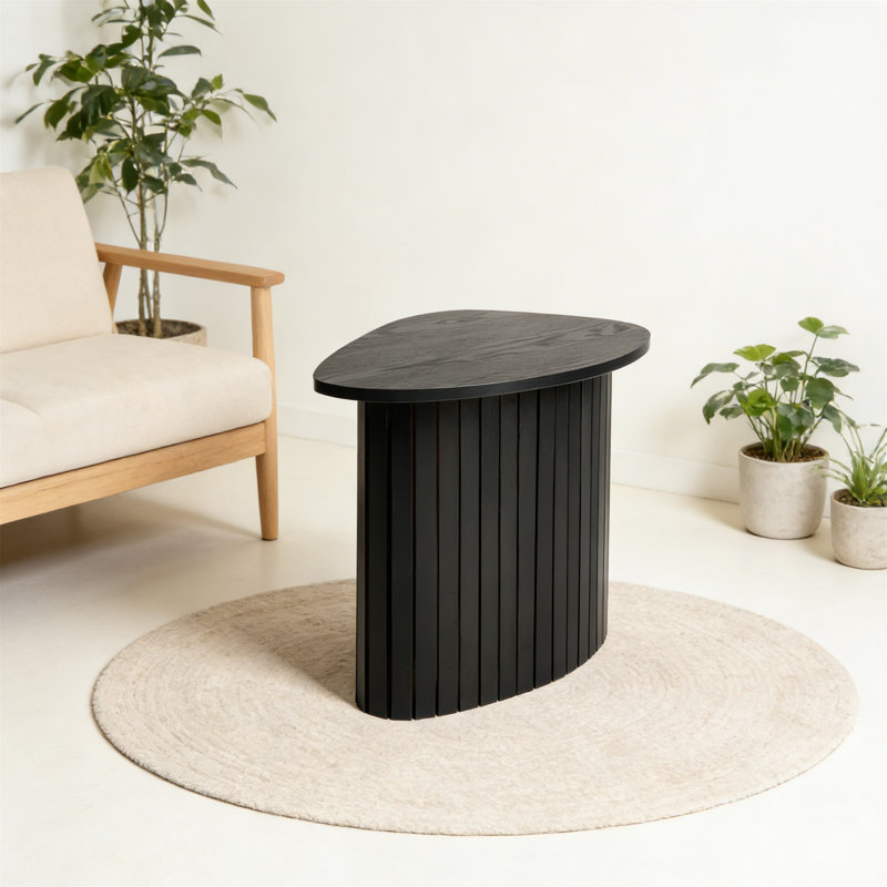 41cm W Manufactured Wood Bedside Table, Black