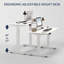 Bureau électrique debout à hauteur réglable pour la maison et le bureau, table d'ordinateur de luxe moderne, bureau relevable de 55 pouces-135374804-121068383