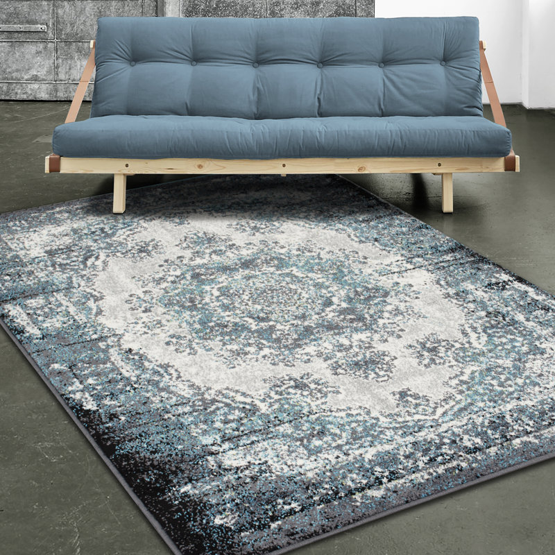 Abstract Indoor Rug, Rectangle 8' X 10'
