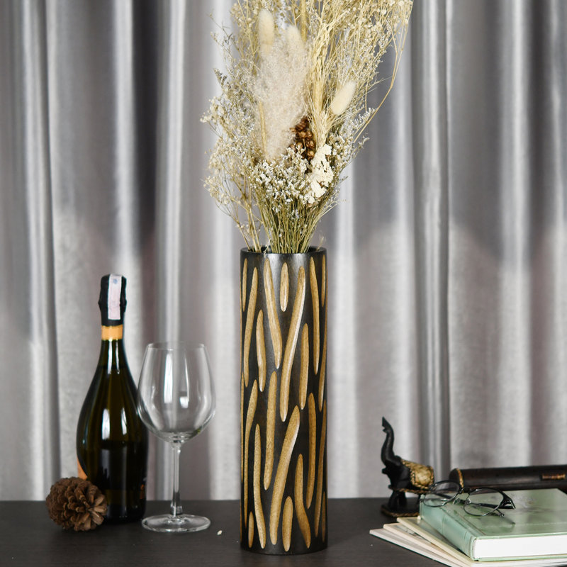 Thylane Handmade Wood Table Vase
