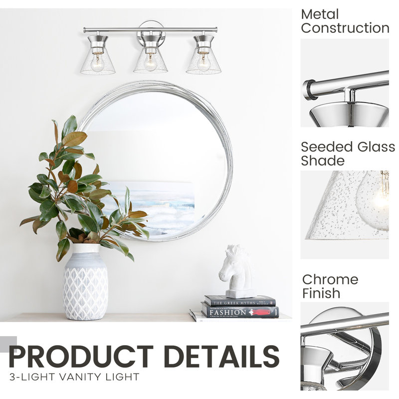 3 - Light Dimmable Vanity Light