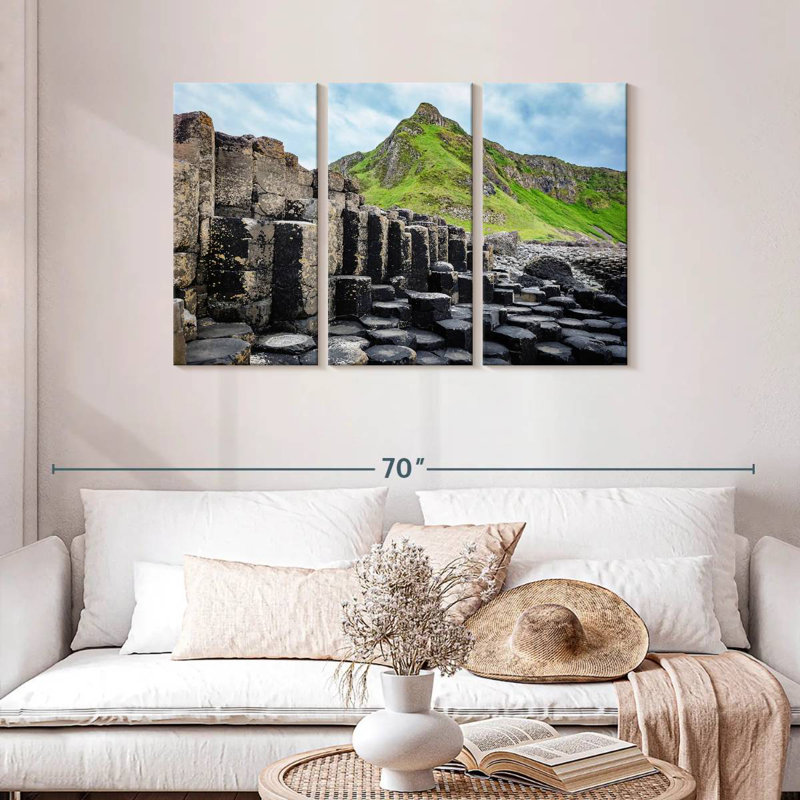 Rorry Giant's Causeway Basalt Columns, 28" H x 45" W