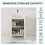Meuble-lavabo autoportant simple de 24 po avec plateau en bois manufacturé Kreutzer-394485095