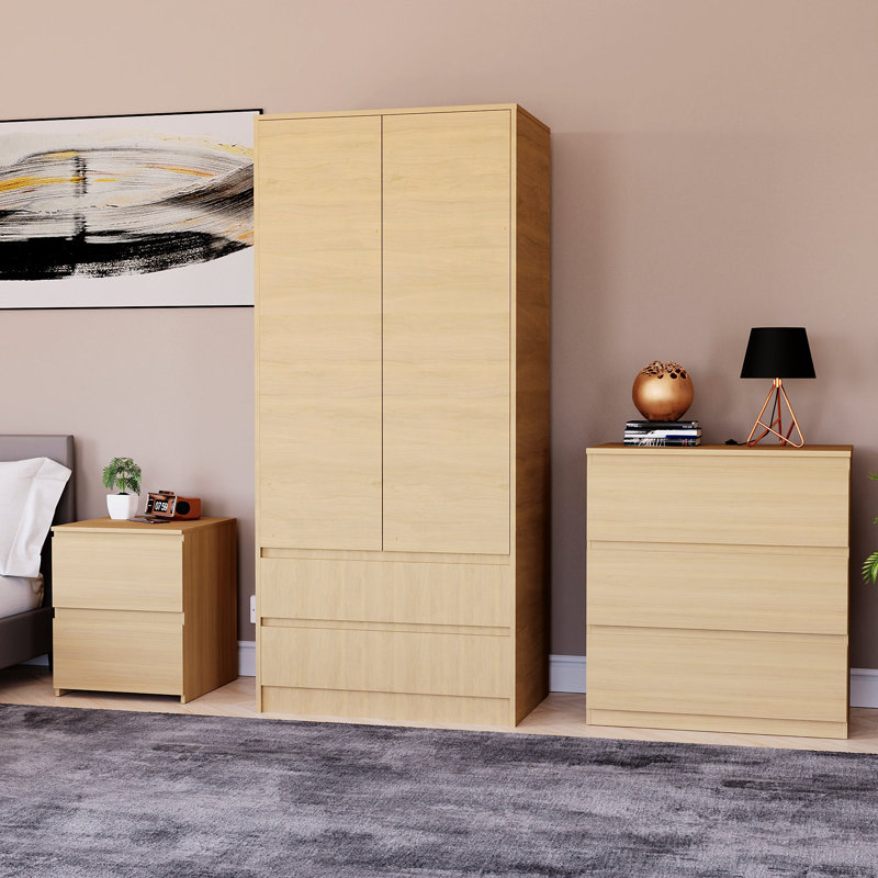 Cunha Piece Bedroom Set, Brown