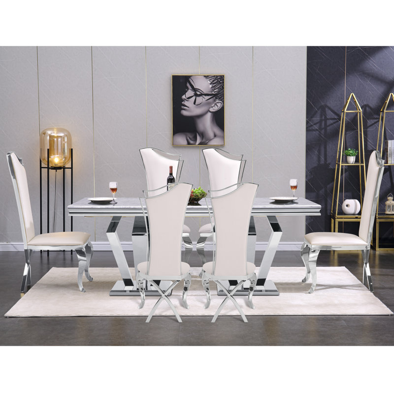 Chaise d'appoint Hurl en blanc