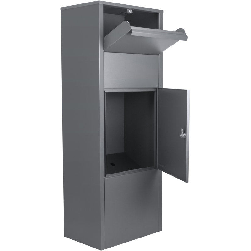 Large Single Compartment Locking Parcel Drop Box