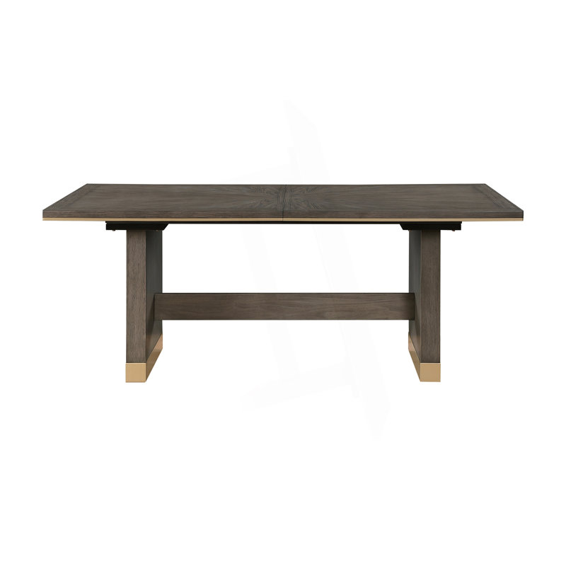 Table de salle à manger moderne avec rallonge escamotable
