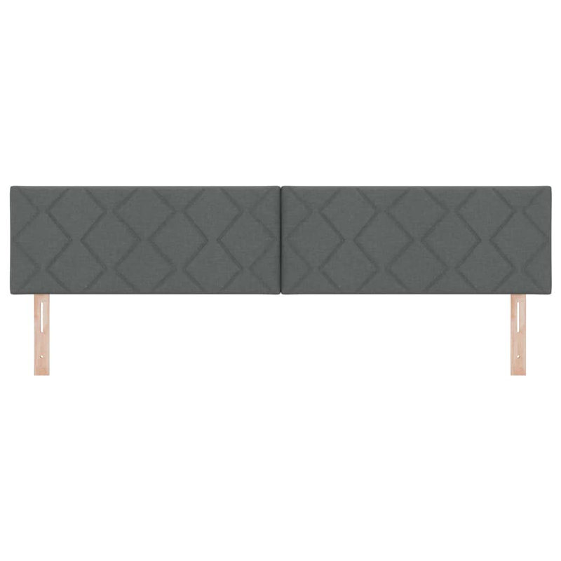  Fabric Headboard Geometric With Headboard Fabric, 120 x 200cm, Dark Grey