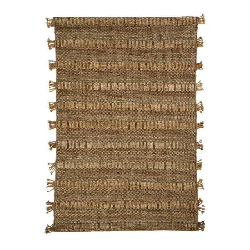 Lykins Striped Hand Woven Area Rug, Rectangle 150 x 240cm