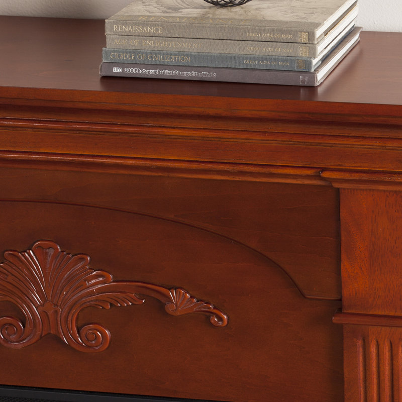Norcott 44.75'' W Electric Fireplace, Mahogany