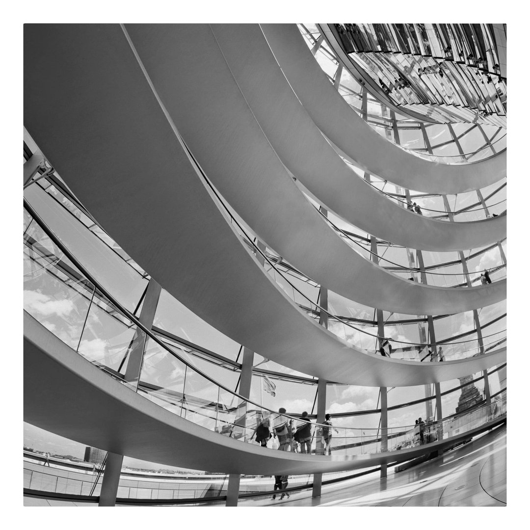 Leinwandbild Im Berliner Reichstag II