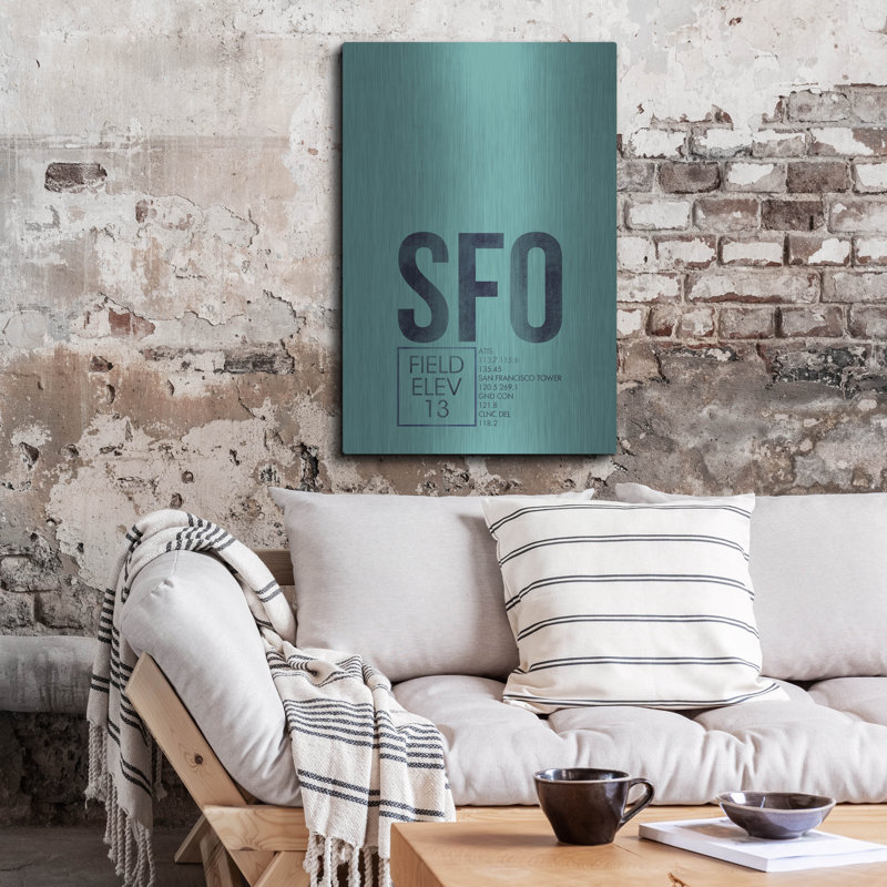 " SFO ATC " by O8 Left, 36" H x 24" W