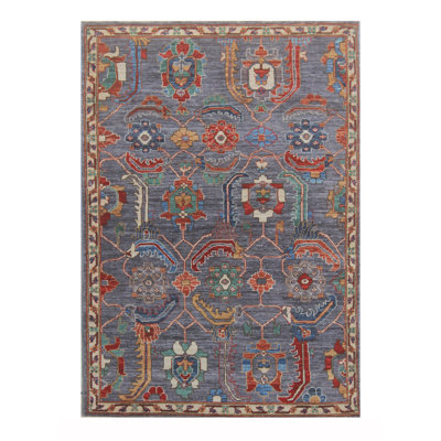 One-of-a-Kind 3'4" X 4'10" Hand Knotted Area Rug